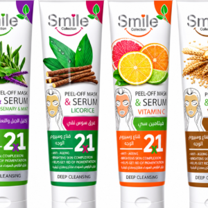 Smile Collection face wash gel tubes in four variants