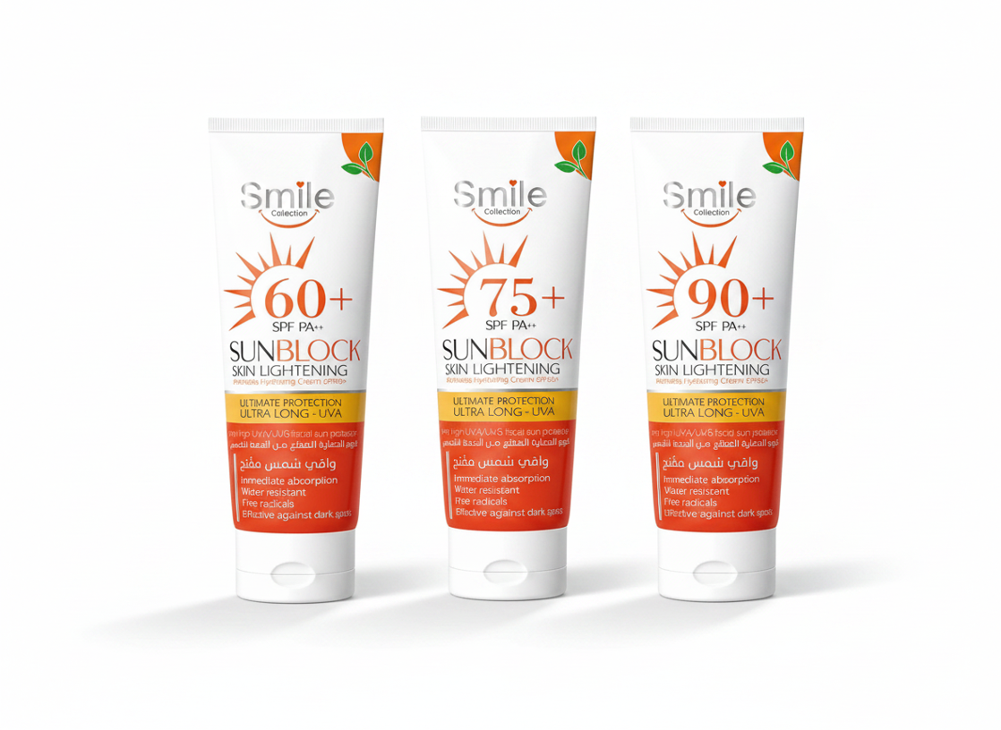 magic_edit#TUFITHhLOExBa2sjMSMxMzMxOTlhMDYyNzE0OTczZGYyNTczMTEwODcxNzFlNyMxNDQ4IyNUUkFOU0ZPUk1BVElPTl9SRVFVRVNU Smile Collection sunblock tubes SPF 60, 75 and 90