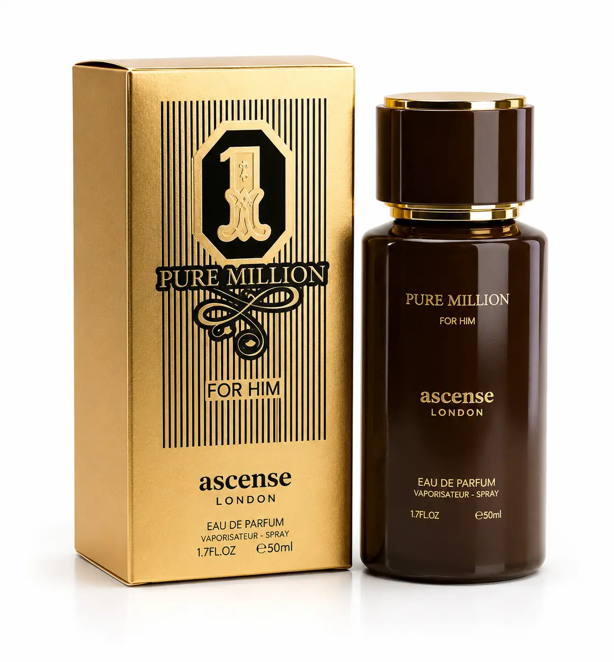 Perfume (3) Pure Million For Him Eau De Parfum 50ml - Image 1